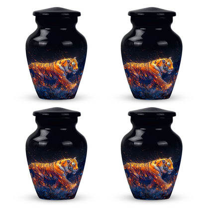 Personalized Tiger Cremation Urn for Mom - 10-inch, 200 cu in - Yatskia