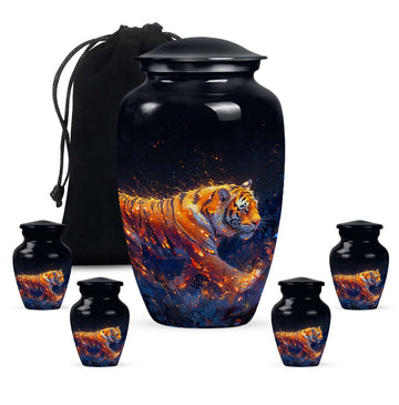 Large Urn With 4 Keepsake Urn