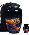 Majestic Tiger Cremation Urn for Human Ashes - Urn for Mom and Dad