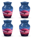 Tree of Life Urn for Human Ashes - Pink Cherry Blossom Design