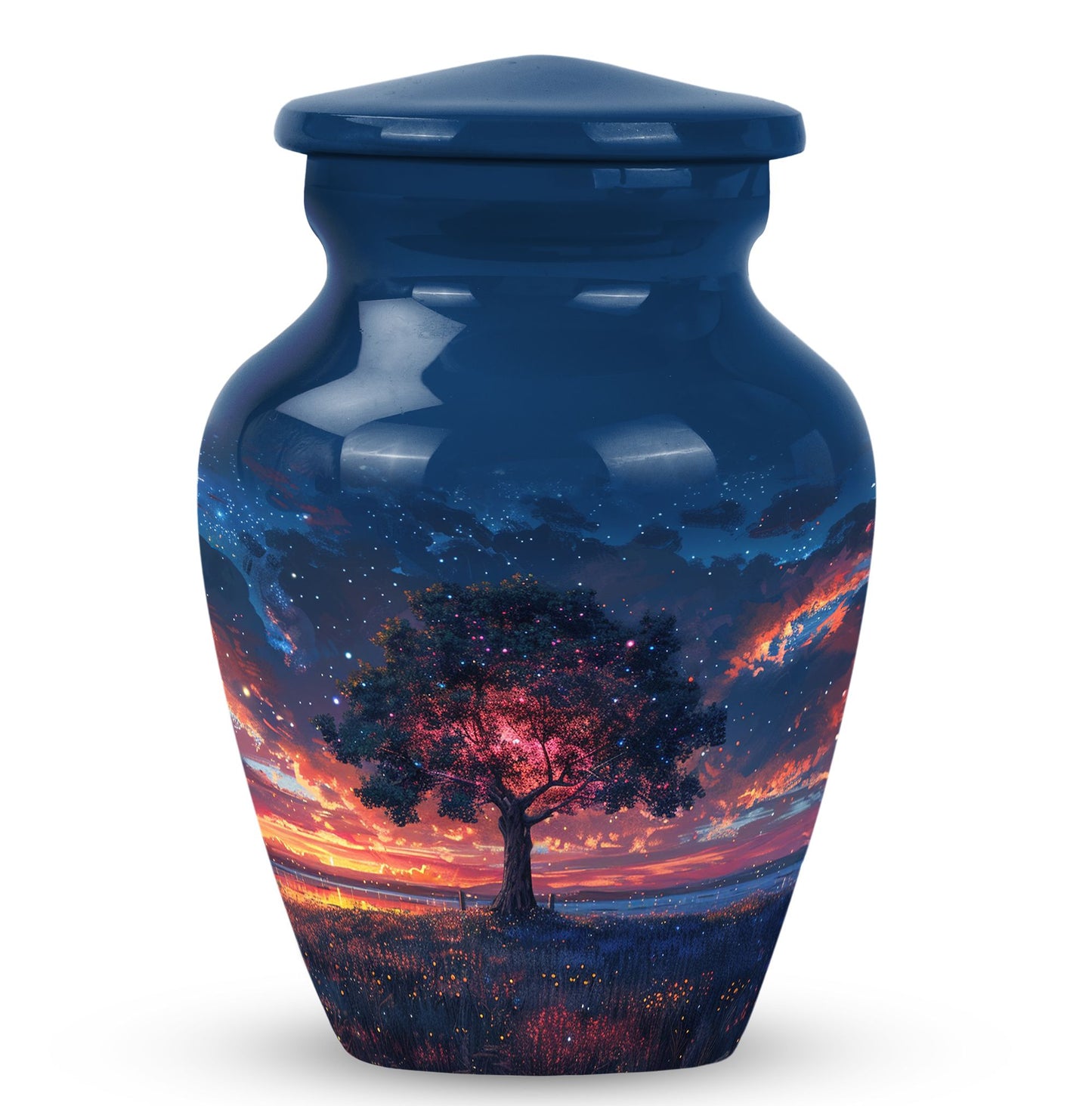 Personalized Tree of Life Cremation Urn for Human Ashes - 10-inch, 200 cu in - Yatskia