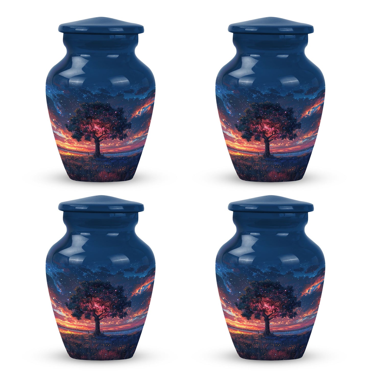 Personalized Tree of Life Cremation Urn for Human Ashes - 10-inch, 200 cu in - Yatskia
