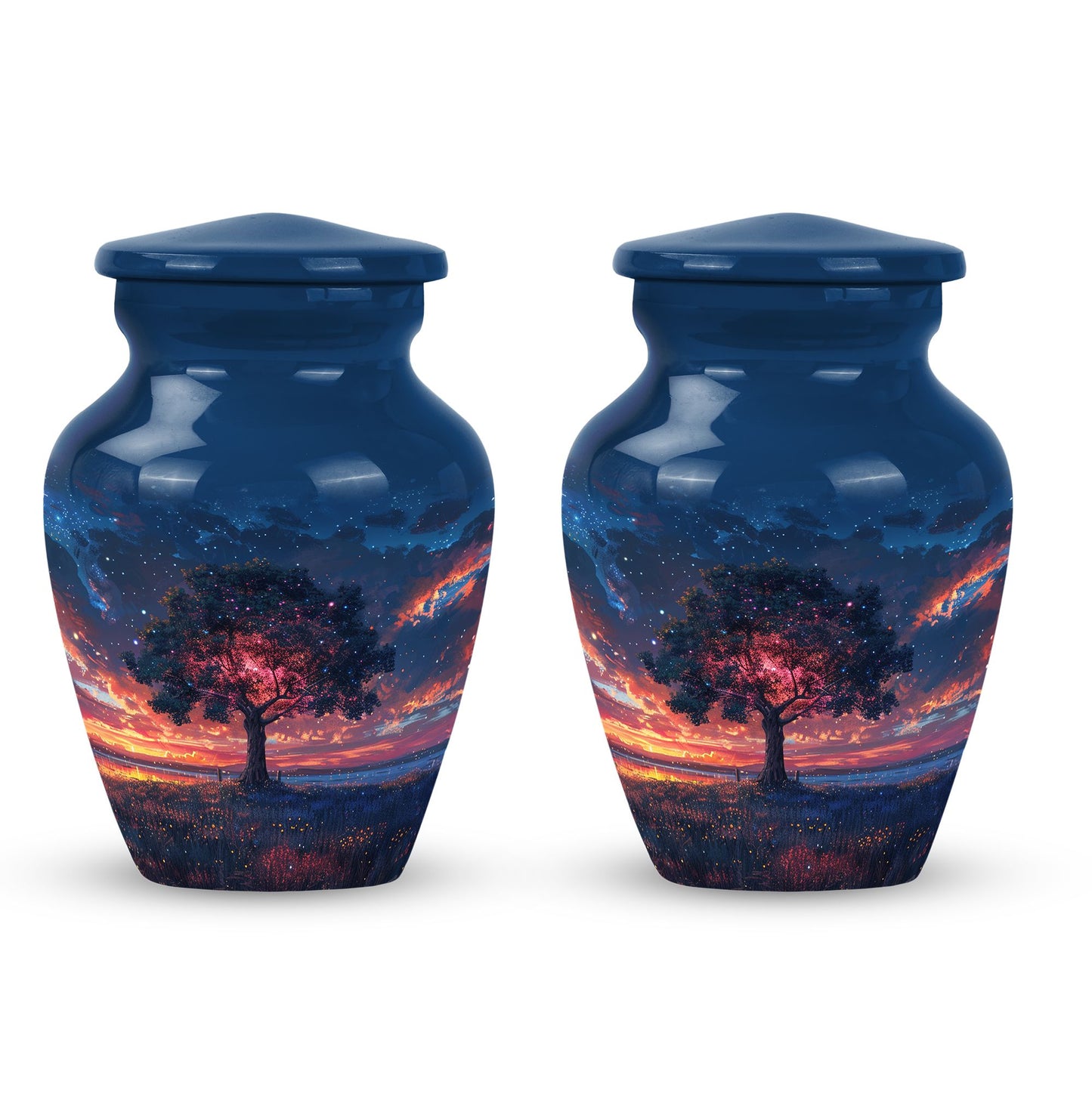 Personalized Tree of Life Cremation Urn for Human Ashes - 10-inch, 200 cu in - Yatskia