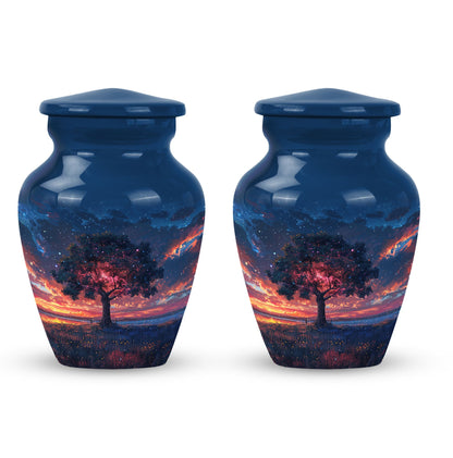 Personalized Tree of Life Cremation Urn for Human Ashes - 10-inch, 200 cu in - Yatskia