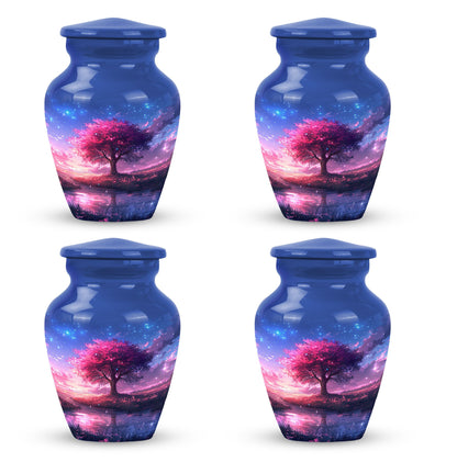Pink Personalized Pink Cremation Urn for Women - 10-inch, 200 cu in - Yatskia