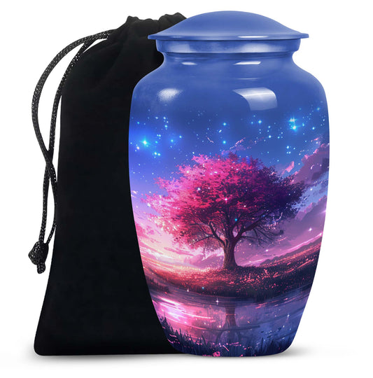 Pink Tree of Burial Urn – Beautiful Decorative Unique Urn For Women Ashes