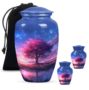 Large Urn With 2 Keepsake Urn