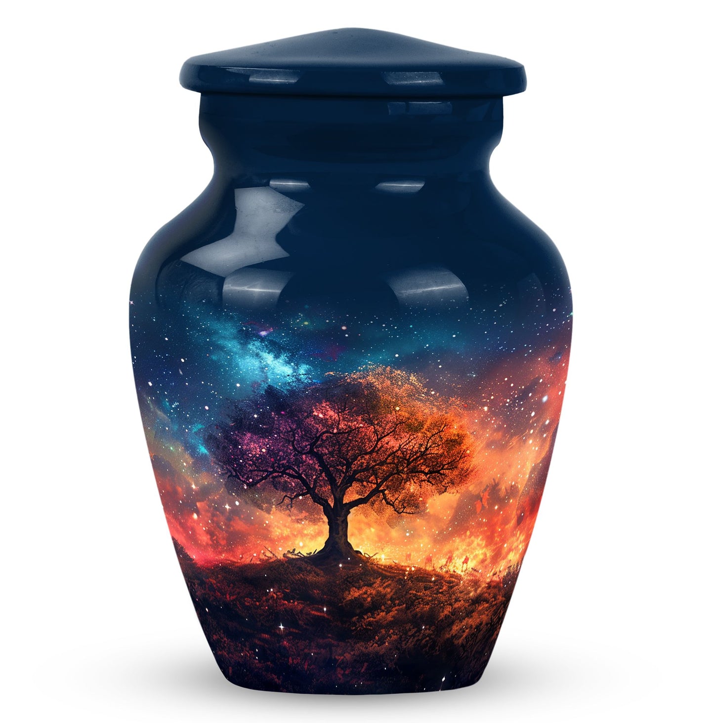 Personalized Tree of Life Keepsake Urn for Women - 10-inch, 200 cu in - Yatskia