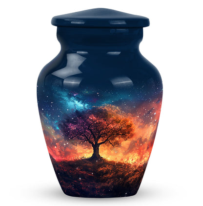 Personalized Tree of Life Keepsake Urn for Women - 10-inch, 200 cu in - Yatskia