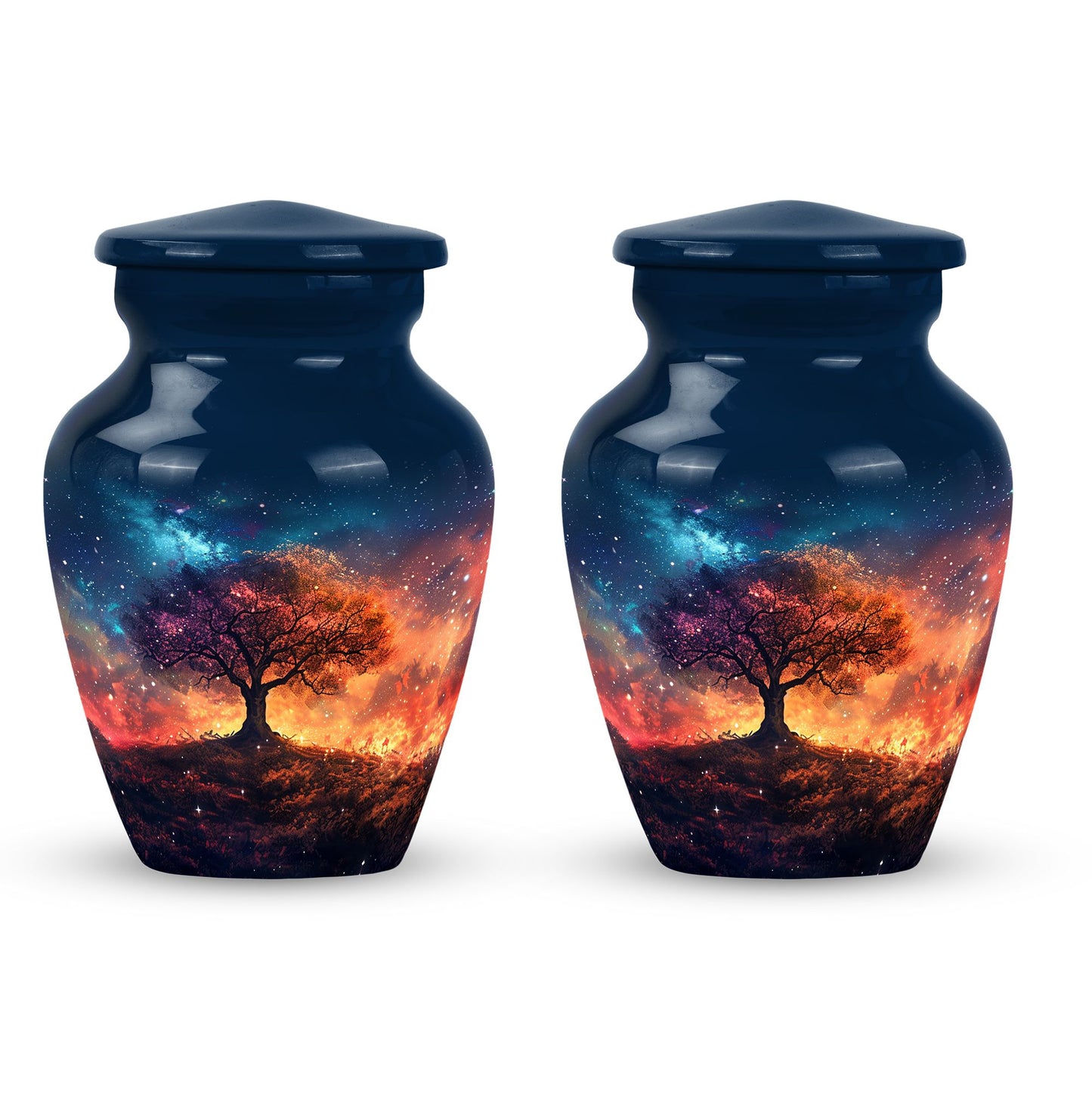 Personalized Tree of Life Keepsake Urn for Women - 10-inch, 200 cu in - Yatskia