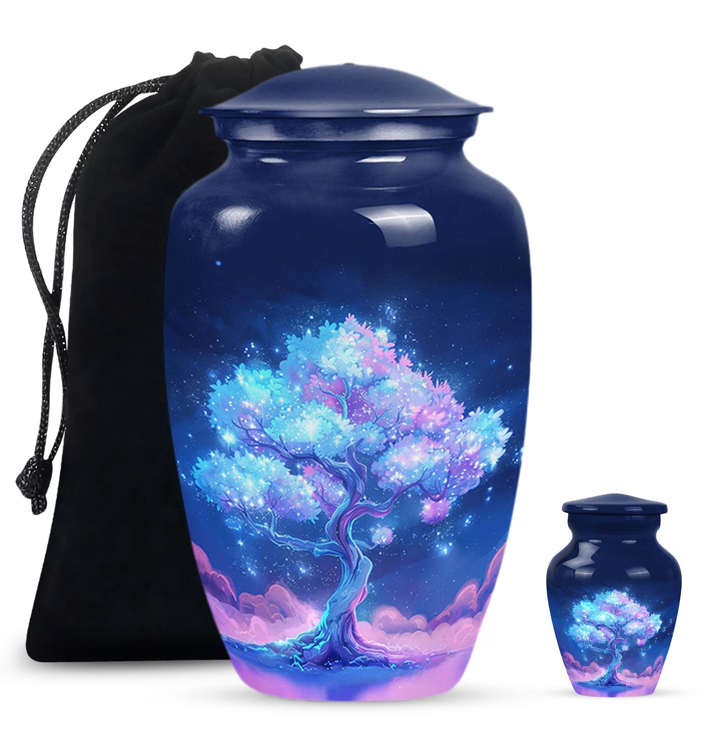 Mystical Tree Memorial Urn for Nature Lovers Cremation Keepsake