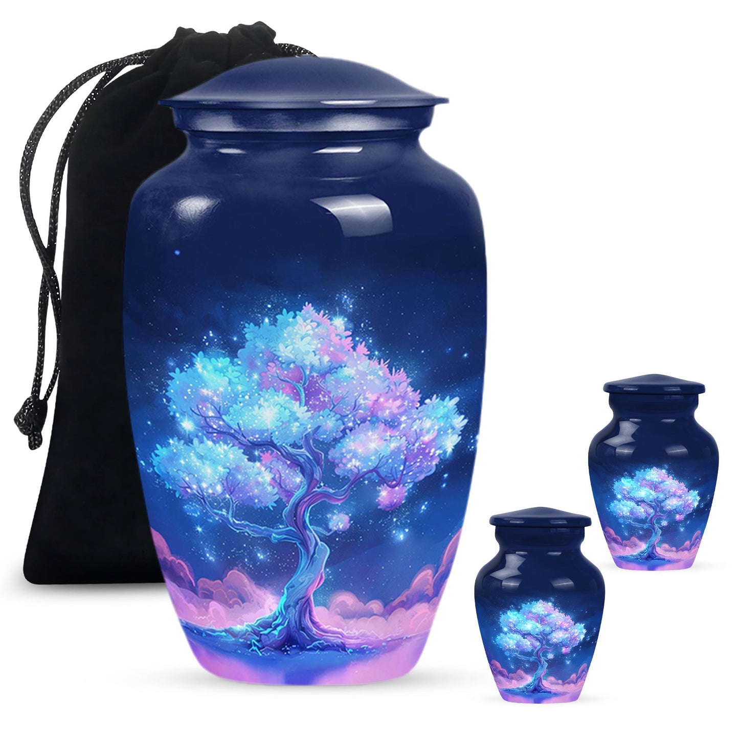 Mystical Tree Memorial Urn for Nature Lovers Cremation Keepsake