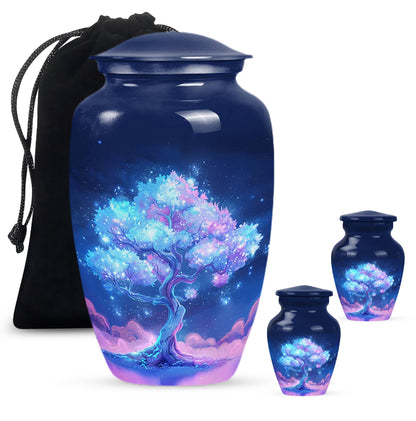 Mystical Tree Memorial Urn for Nature Lovers Cremation Keepsake