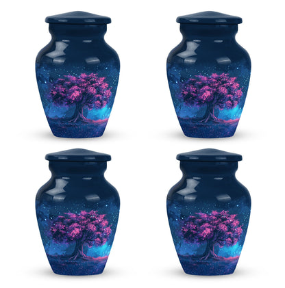 Pink Personalized Star Cremation Urn for Women - 10-inch, 200 cu in - Yatskia