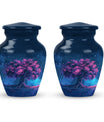 Night Pink Tree Cremation Urn - Beautiful Night Sky Burial Urn For Women