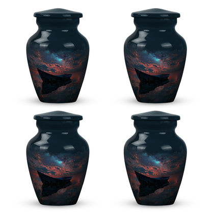 Personalized Boat Memorial Urn for Human Ashes - 10-inch, 200 cu in - Yatskia