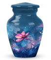 Beautiful Pink Flower Cremation Urn for Ashes - Decorative Unique Urn For Women