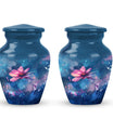 Beautiful Pink Flower Cremation Urn for Ashes - Decorative Unique Urn For Women