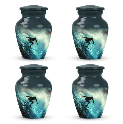 Personalized Ocean Cremation Urn for Human Ashes - 10-inch, 200 cu in - Yatskia