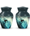 Surfer-Ocean Themed Cremation Urn - Urns For Ashes Large