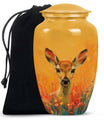 Beautiful Deer Funeral Urn for Human Ashes - Cremation Urn for Mom and Dad