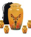 Beautiful Deer Funeral Urn for Human Ashes - Cremation Urn for Mom and Dad