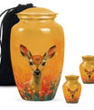 Beautiful Deer Funeral Urn for Human Ashes - Cremation Urn for Mom and Dad