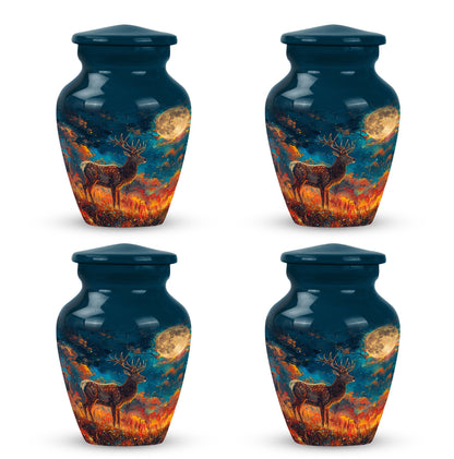Personalized Deer Cremation Urn for Adults - 10-inch, 200 cu in - Yatskia