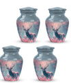 Elegant Pink Deer Cremation Urn – Beautiful Wildlife Memorial Urn for Ashes