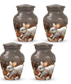 Forest Rabbit Meadow - Rabbit Urn Memorial, Funeral Shape Urn