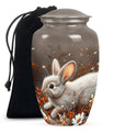 Forest Rabbit Meadow - Rabbit Urn Memorial, Funeral Shape Urn