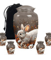 Forest Rabbit Meadow - Rabbit Urn Memorial, Funeral Shape Urn