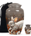 Forest Rabbit Meadow - Rabbit Urn Memorial, Funeral Shape Urn
