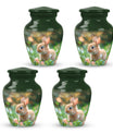 Green Baby Bunny Rabbit Urn – Beautiful Memorial for Pet Rabbits
