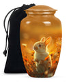 Sunset Baby Bunny Rabbit Urn - Beautiful Memorial For Pets Ashes