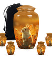 Sunset Baby Bunny Rabbit Urn - Beautiful Memorial For Pets Ashes