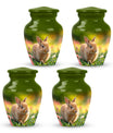 Bunny Rabbit Garden Urn - Beautiful Pet Memorial with Nature Design