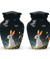 White Bunny Rabbit Burial Urn - Small Urn For Pet Ashes