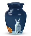 White Baby Bunny Rabbit Urn - A Unique Memorial For Pet Lovers