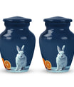 White Baby Bunny Rabbit Urn - A Unique Memorial For Pet Lovers
