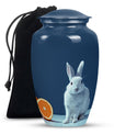 White Baby Bunny Rabbit Urn - A Unique Memorial For Pet Lovers