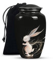 Sleeping Bunny Rabbit Urn - Personalized Pet Urns For Ashes