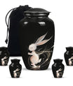 Sleeping Bunny Rabbit Urn - Personalized Pet Urns For Ashes