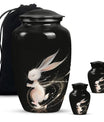 Sleeping Bunny Rabbit Urn - Personalized Pet Urns For Ashes
