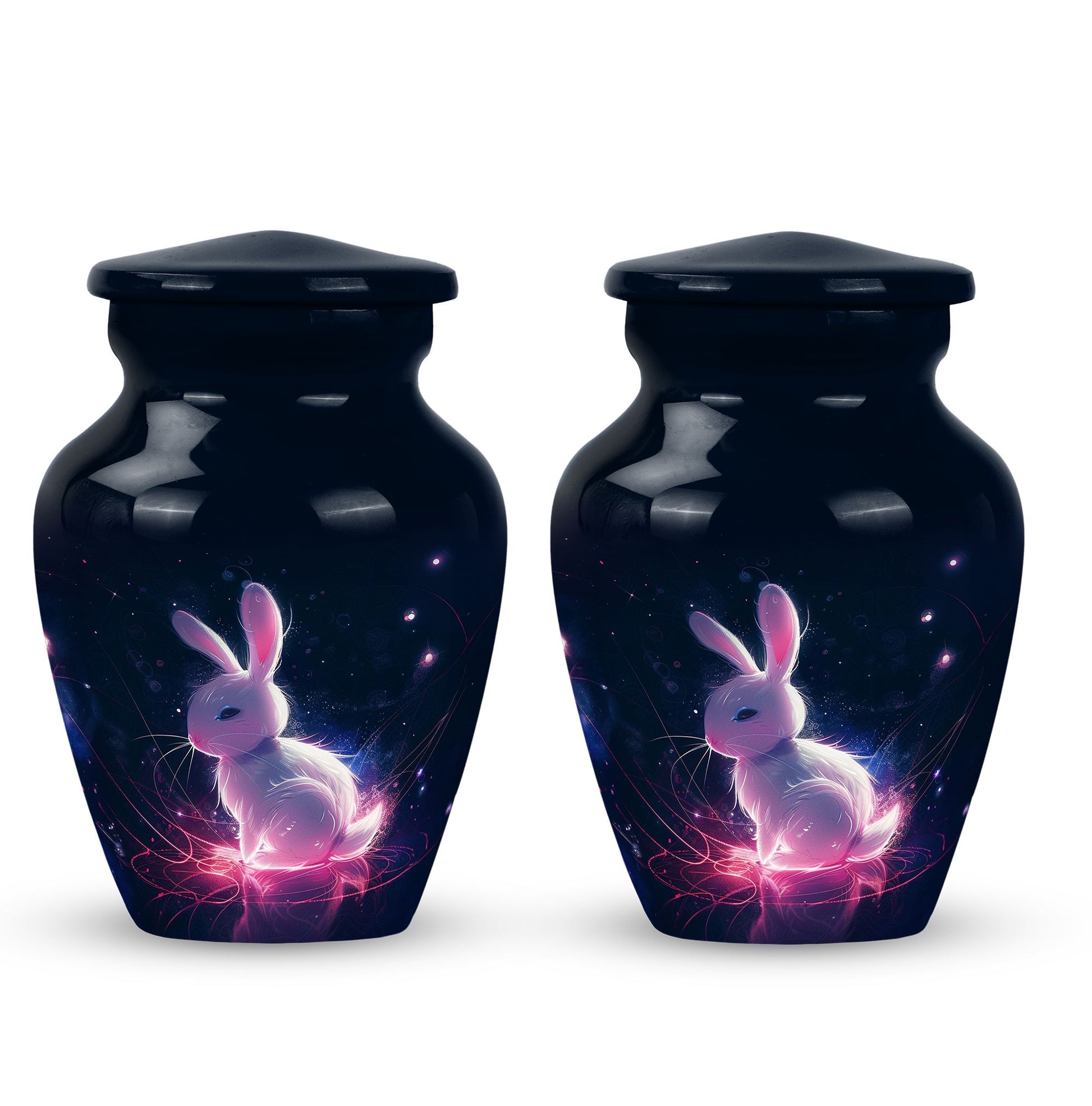 Baby Bunny Rabbit Urn - Large Memorial Funeral Urn For Ashes