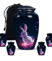 Baby Bunny Rabbit Urn - Large Memorial Funeral Urn For Ashes