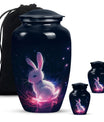 Baby Bunny Rabbit Urn - Large Memorial Funeral Urn For Ashes