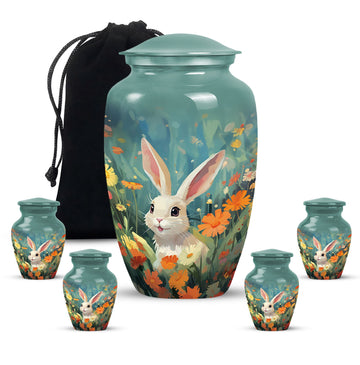 Large Urn With 4 Keepsake Urn