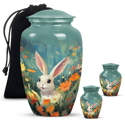 Colorful Personalized Pet Cremation Urn for Pet Ashes - 10-inch, 200 cu in - Yatskia