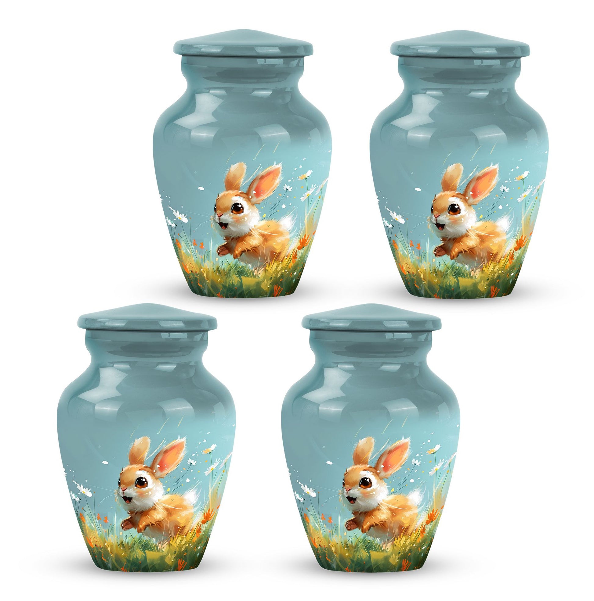 Baby Bunny Rabbit - Decorative Pet Memorial Keepsake For Beloved Animals